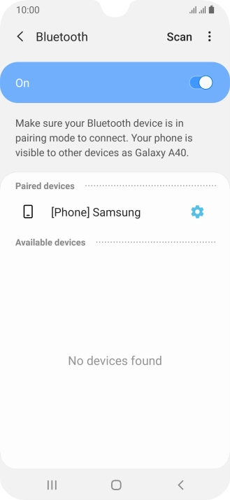 Press the Home key to return to the home screen.