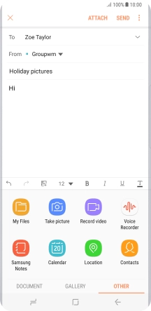 Press My Files and go to the required folder.