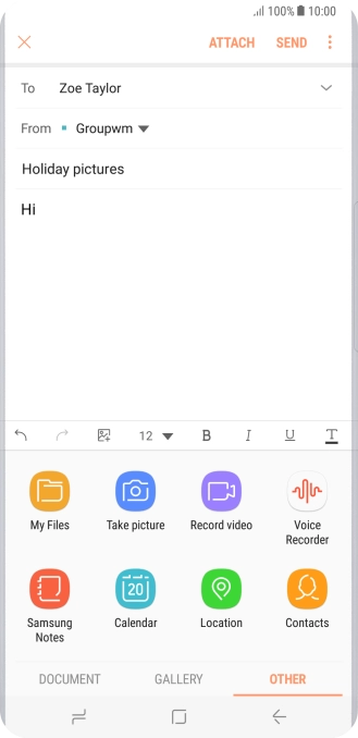 Press My Files and go to the required folder.