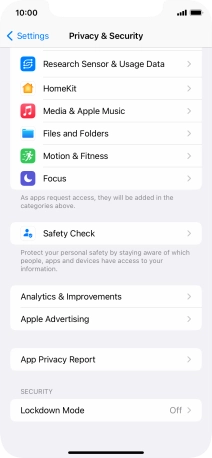 Press App Privacy Report. Press App Privacy Report.