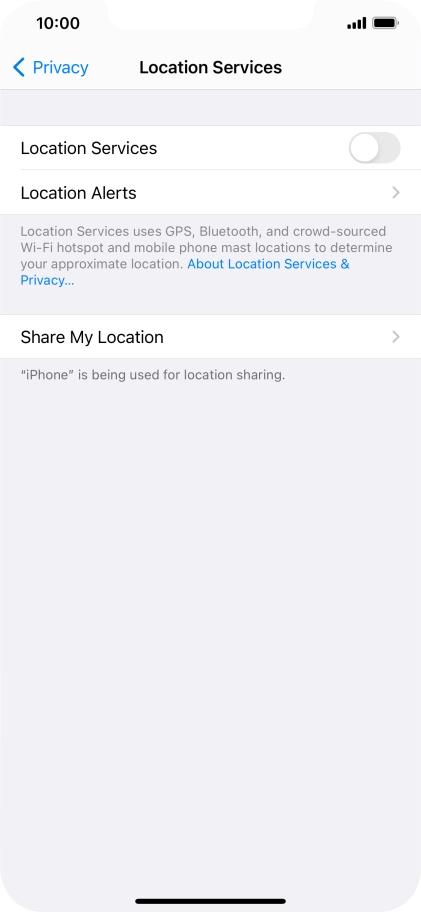Press the indicator next to Press the indicator next to