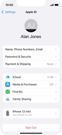Slide your finger upwards starting from the bottom of the screen to return to the home screen.