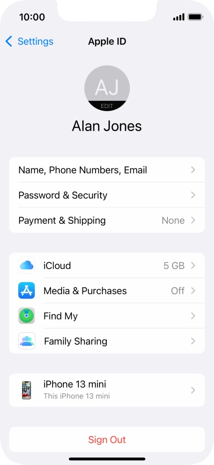 Slide your finger upwards starting from the bottom of the screen to return to the home screen.