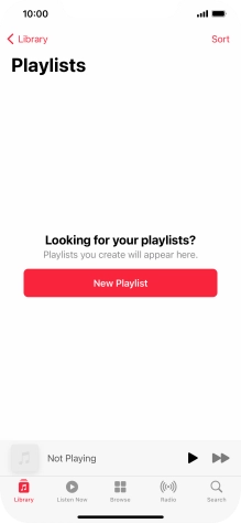Press New Playlist.