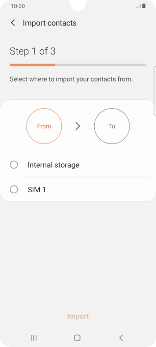 Press the name of the SIM.