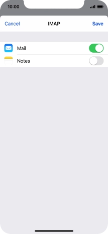 Press Save. Your email account has now been set up. To select more settings for incoming and outgoing server, proceed with the following steps. Press Save. Your email account has now been set up. To select more settings for incoming and outgoing server, proceed with the following steps.