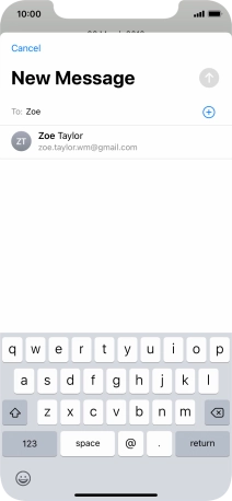 Press the required contact.