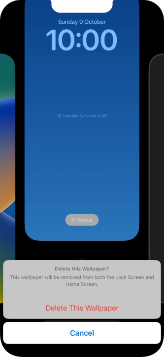 Press Delete This Wallpaper.