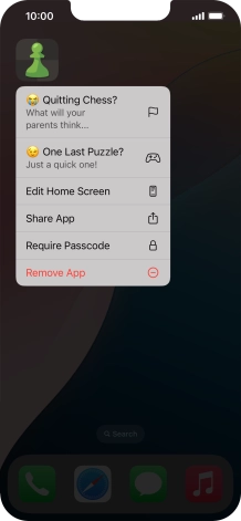 Press Require Passcode.