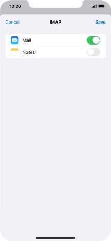 Press Save. Your email account has now been set up. To select more settings for incoming and outgoing server, proceed with the following steps.