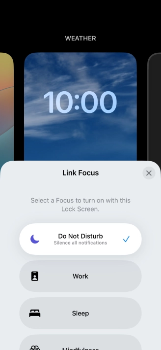 Press the close icon.