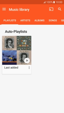 Press the required category.