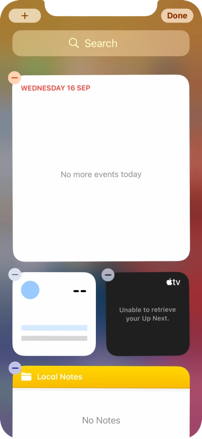 Press the add icon.