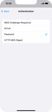 Press Password.