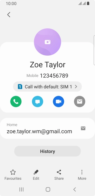 Press the call icon next to the required SIM. Press the call icon next to the required SIM.