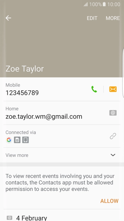 Press the required number.