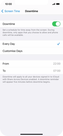 Press arrow left. Press arrow left.