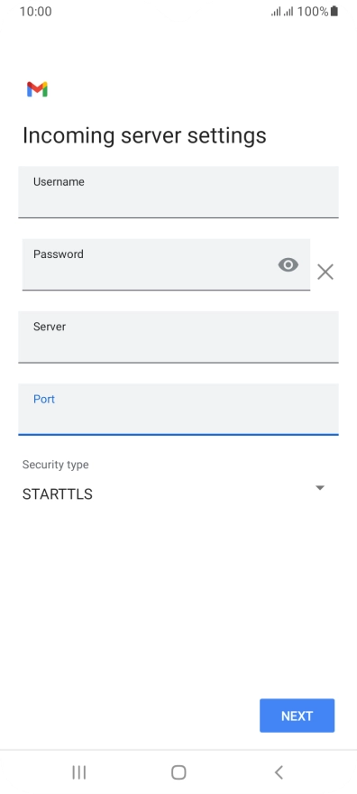 Press the drop down list below 