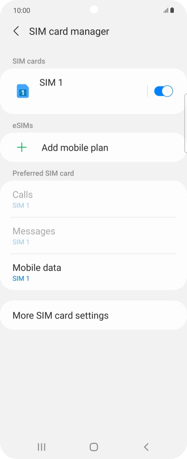 Press Add mobile plan.