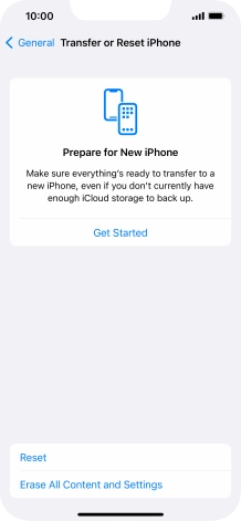 Press Reset. Press Reset.