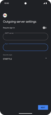 Press the drop down list below 