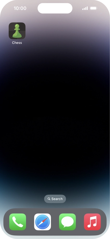 Press and hold the required app.