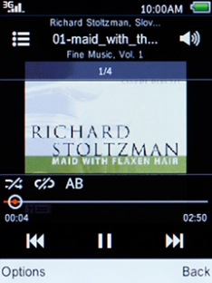 Press Navigation key up to turn up the volume.