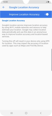 If you press the indicator next to 