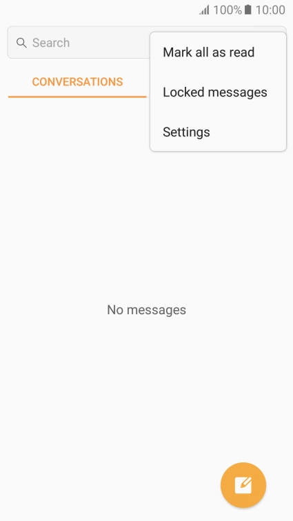 Press Settings.