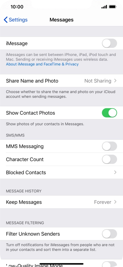 Press the indicator next to Press the indicator next to