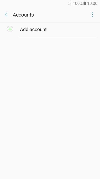 Press Add account.