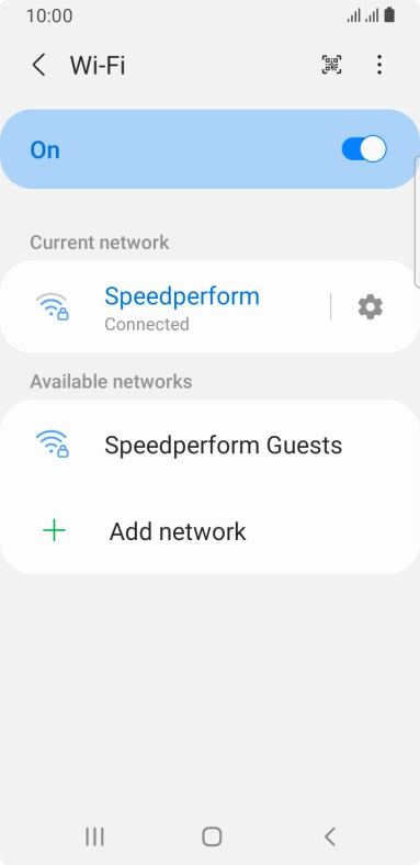 Press the Home key to return to the home screen.