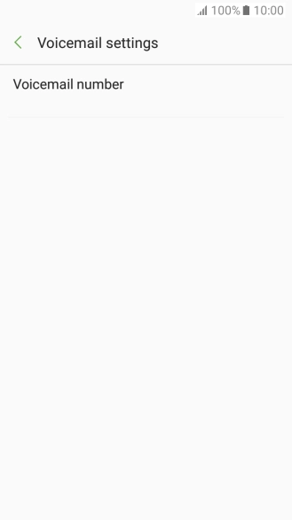 Press Voicemail number.