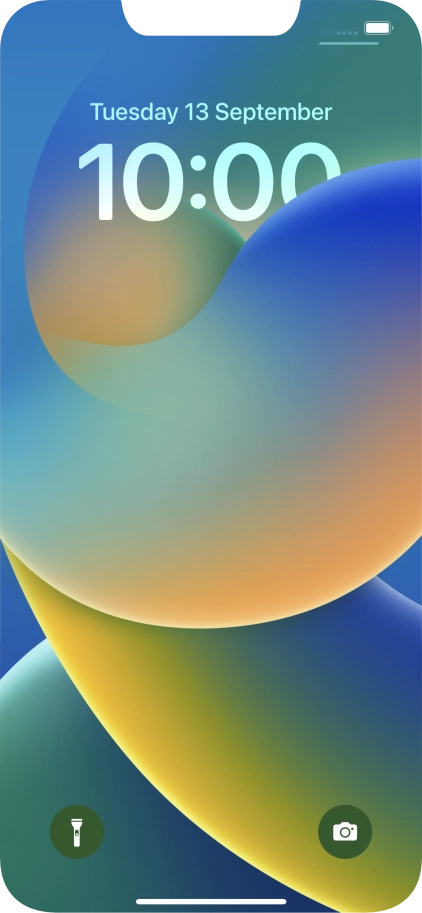 Slide your finger upwards starting from the bottom of the screen. Slide your finger upwards starting from the bottom of the screen.