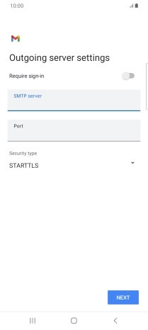 Press the field below 