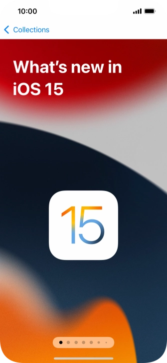 Slide your finger upwards starting from the bottom of the screen to return to the home screen.