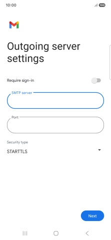 Press the field below 