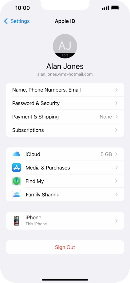 Slide your finger upwards starting from the bottom of the screen to return to the home screen.