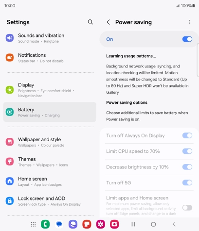 Press the Home key to return to the home screen.