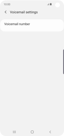 Press Voicemail number.