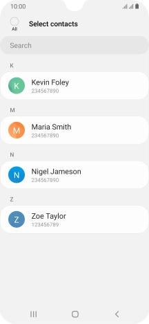 Press the field above 