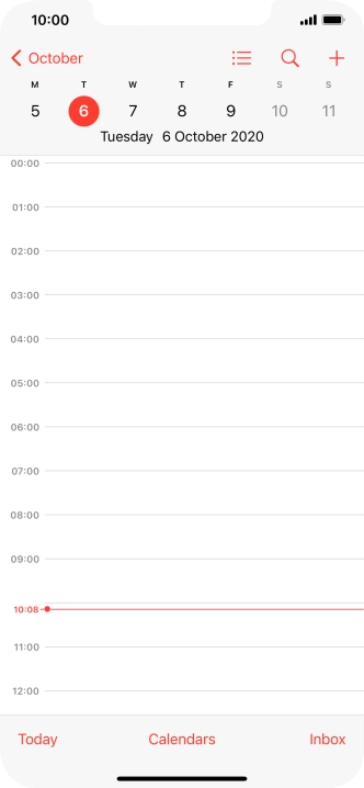 Slide your finger upwards starting from the bottom of the screen to return to the home screen.