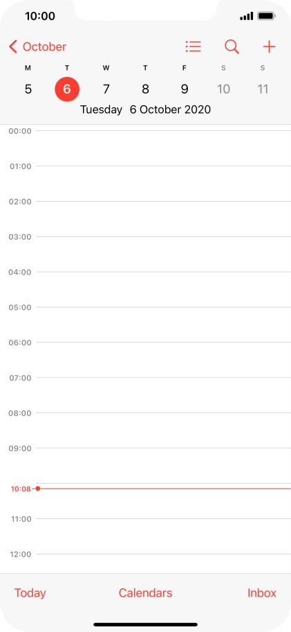 Slide your finger upwards starting from the bottom of the screen to return to the home screen.