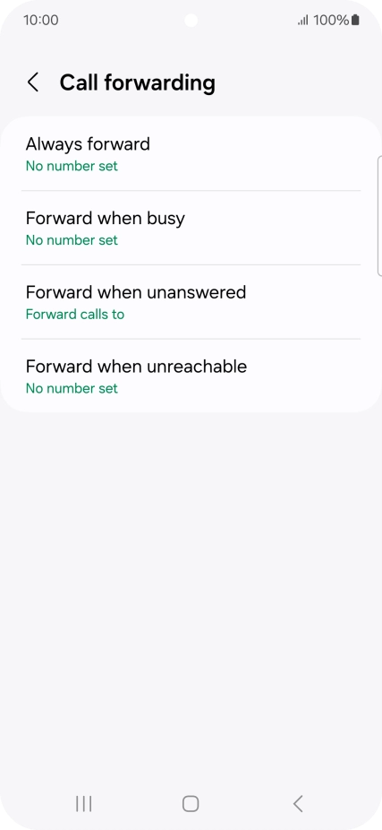 Press the Home key to return to the home screen.