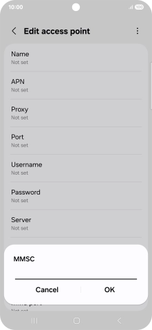 Key in http://www.vodafone.ie/mms and press OK.