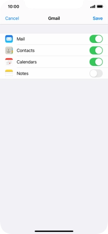 If this screen is displayed, you email account has been recognised and set up automatically. Follow the instructions on the screen to key in more information and finish setting up your phone.