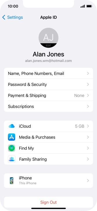 Slide your finger upwards starting from the bottom of the screen to return to the home screen.