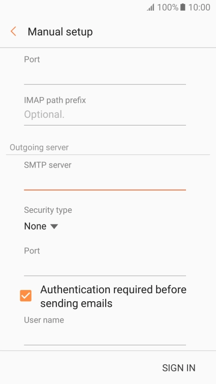 Press the drop down list below 
