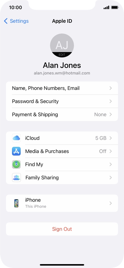 Slide your finger upwards starting from the bottom of the screen to return to the home screen.