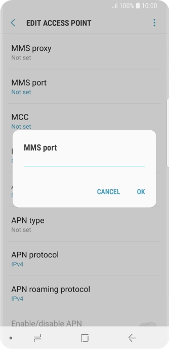 Key in 80 and press OK. Key in 80 and press OK.